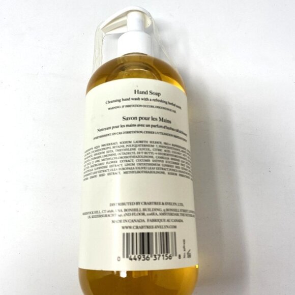 Crabtree & Evelyn Gardeners Hand Soap Gel 16.9 Fl Oz - Picture 4 of 7